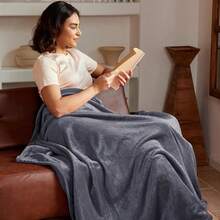Sofa Blankets, Throw Blankets & Nap Blankets - Màu xám đen - Xem 4