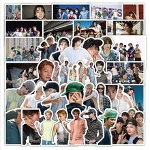 CORTIS 小卡片 + 高清防水贴纸 - 、James Zhao Yufan、Juhoon Kim Juhun | 出道曲《Go》出自专辑《COLOR OUTSIDE THE LINES》| 韩流偶像卡，适合粉丝收藏、礼物、专辑装饰、圣诞礼物，韩流粉丝必备，适用于装饰水杯、书籍、iPad