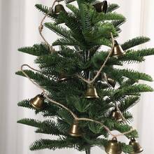 1 قطعة من أكاليل الجرس الصغيرة، زينة معلقة على الحائط، ديكور معلق للكريسماس، ديكور غرفة ، ديكور المنزل، ديكور غرفة النوم، ديكور النافذة، ديكورات الشتاء والكريسماس