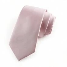 ZONFAZ 1pc Men's Business Fashion Necktie For Decoration For Men Gifts Casual Men Necktie,Accessories,Festival,Graduation Gift,Accessories - Baby Pink - View 7
