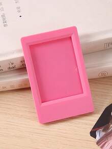 1 szt. wielokolorowa 3-calowa magnetyczna plastikowa ramka na zdjęcia, magnetyczna naklejka na lodówkę, do zdjęć z aparatu natychmiastowego i mini kartek, odpowiednia do spersonalizowanej dekoracji lodówki, prezent dla przyjaciół, na Halloween, Boże Narodzenie