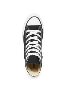 Converse Chuck Taylor All Star Hi 运动鞋休闲鞋高帮系带踝部支撑帆布透气耐用经典款式日常街头健身旅行男女通用黑色 M9160 - 黑色 - 查看 3