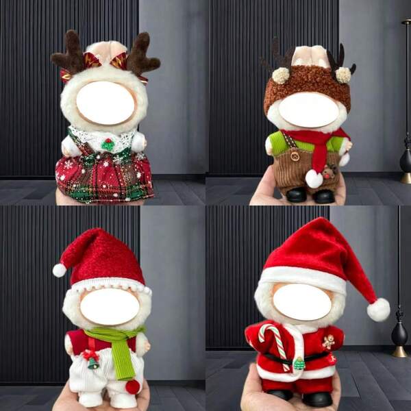 Clothes Only Suitable For La Buba Doll 1st, 2nd, 3rd Generation La Buba Pendant Figurine, Can Wear Christmas Doll Outfit Set