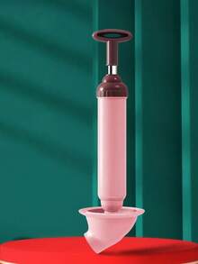 1 pezzo Strumento per sbloccare gli scarichi del water, Pulitore per scarichi del water ad alta pressione, Spazzola a pompa per water, Accessorio essenziale per la casa