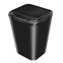 Smart Automatic Sensor Trash Can For Bathroom Kitchen Office 16 Liters Capacity - Black - View 1