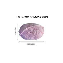 1 pièce, 50g/pièce, peut être utilisé pour les chapeaux, les écharpes, le crochet, les pantoufles et le tricot fait main.