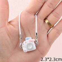 1PC Doll Accessories Pendant, Camera Backpack Accessories Only, For Labubuu Doll Outfit Accessories, Suitable For Dressing Up 17cm Dolls, Full Set Of Fashionable Casual Clothing Accessories,17cm Labubuu Sitting Party Macaron Vinyl Blind Box 17cm LABOBO Camera Backpack LBB Cute Doll Clothing Accessories For Labubuu (Doll Not Included)