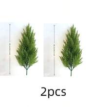 1 Stück/2 Stück künstlicher Mini Weihnachtsbaum Deko, Zimmerpflanze, Künstliches Grün, geeignet für Weihnachten, Valentinstag, Neujahr - Grün - Übersicht 5