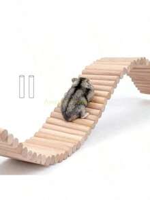 1pc Hamster Climbing Ladder Arch Bridge Toy, Suitable For Small Pets Like Hamsters, Parrots, Chinchillas, Chew Toy