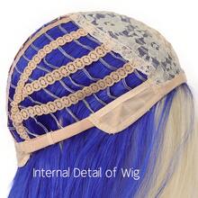 万圣节角色扮演派对用假发双马尾长卷发合成假发电影角色扮演假发 - 漸層粉紅色 - 查看 4