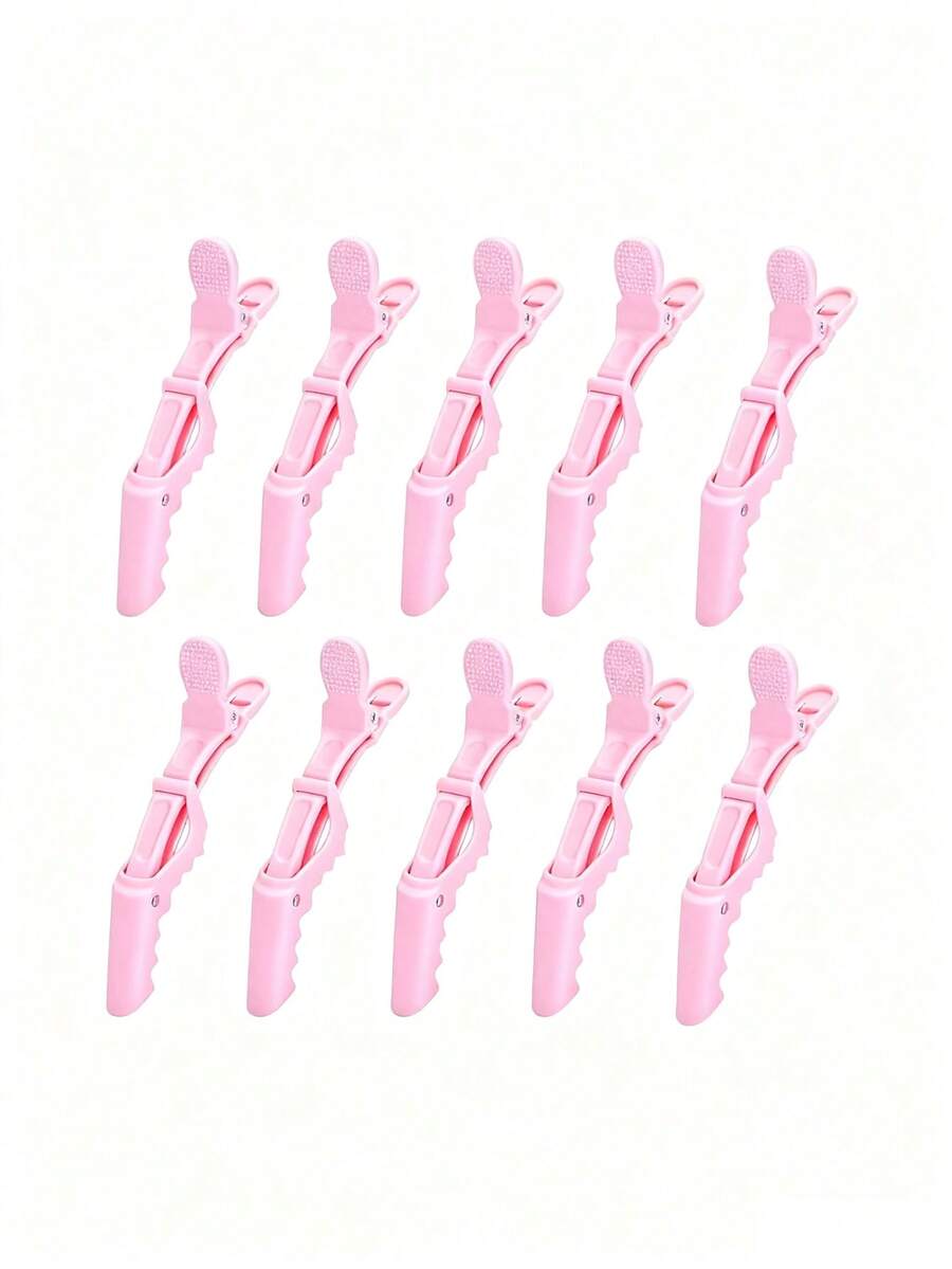 5pcs Crocodile Hair Clips - Non-Slip Grip, Easy Styling And Salon Use, Suitable For Coloring, Perming And Sectioning - Premium Plastic Crocodile Hair Clips For Hairstylists And Home Users, Hair, Barber, Hair Tools, Hair Products,Travel Essentials,Travel Essential,Hairstyle,Hairdressing,Hair,Travel,Hair Products,Hair Tools,Hair Stuff,Barber,Barber Accessories,Barbershop,Hairdressing Equipment