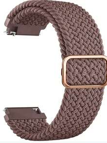 2025 New Adjustable Elastic Nylon Watch Band 20mm 22mm Compatible With Samsung GT3/Buds Woven Watch Strap