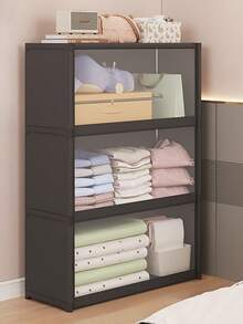 1 chiếc tủ đựng đồ chống bụi có nắp đậy, có thể dùng làm tủ quần áo, kệ sách, tủ sắp xếp đồ đạc, giúp tiết kiệm không gian, chắc chắn và thời trang, dễ lắp ráp và tháo rời, dễ di chuyển, phù hợp cho phòng khách, phòng ngủ, hành lang, văn phòng, nhà ở, lưu trữ nhiều tầng, quà tặng ngày lễ, quà tặng ngày Valentine, quà tặng trẻ em. - Nhiều màu - Xem 10