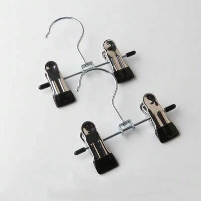 5 pièces Cintre pour bébé, cintre à pince pour pantalons de bébé, cintre pour enfant pour pantalons, shorts, vêtements, cintre anti-dérapant pour enfants, pour l'organisation du placard, le sac de rangement le plus intime pour les bébés, le rangement des vêtements de la pouponnière.