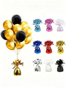 Pesi per palloncini in metallo, pendenti per pesi di palloncini per decorazioni di festival e feste, adatti per compleanni, matrimoni, celebrazioni di vacanze e feste festive, pesi per decorazione da tavolo di palloncini ad elio fai-da-te