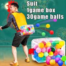 1 Set Kotak Bola Goyang Natal dengan 1 Kotak dan 1 Tali, Cocok untuk Keluarga Bahagia, 1 Set 30 Set Permainan Bola Goyang Seru - Cocok untuk Hiburan Natal Ramah Keluarga di Dalam/Luar Ruangan - Ideal untuk Ulang Tahun, Pernikahan, Pesta, dan Acara Bertema - MultiWarna - View 4