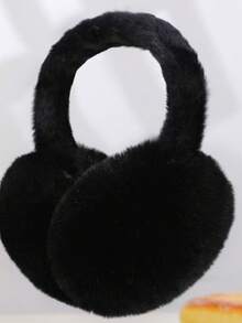 2PCS/1PC Winter Warm Earmuffs Cute Student Ear Cover Winter Ear Protection Plush Ear Bag Anti-Freeze Foldable Earmuffs