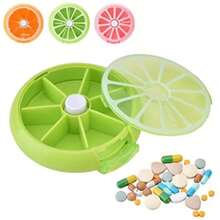 Portátil Giratorio Pastillero 7 días Medicina Verde - Multicolor - Ver 1