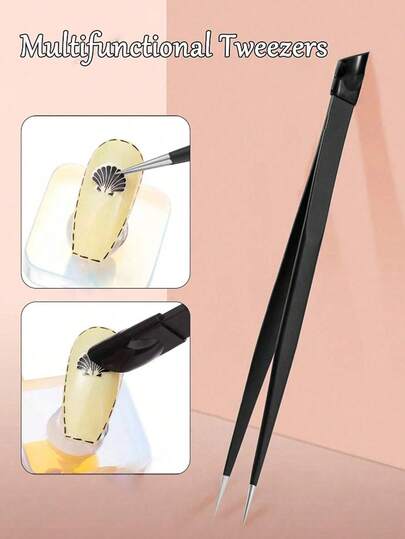 ملقاط ملصقات، ملقاط حرفي جميل للملصقات والتجليد والفينيل والرموش وأدوات فن الأظافر