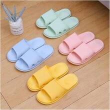 Zapatillas Baño Zapatillas de casa, zapatillas japonesas for hombres y mujeres, sandalias de baño, zapatos sencillos for el hogar, pareja de zapatos de interior, zapatillas for exteriores Sandalias Du - Amarillo - Ver 4