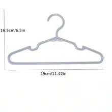 10pcs Plastic Hangers, Non-Slip Plastic Clothes Hangers, Plastic Wardrobe Hangers, Interconnectable Plastic Hangers For Closet, Multi-Functional Plastic Clothes Hangers, Durable Plastic Hangers - Multicolor - View 4
