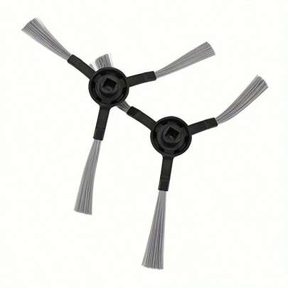 2pcs Mijia STYJ02YM Robot Vacuum Cleaner Side Brush Replacement, Plastic Floor Attachment Parts Accessories, Floor Cleaning Tool|Flexible Bristles|Durable Plastic