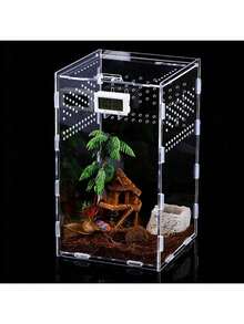 Acrylic Breeding Box Spider Breeding Box Reptile Breeding Box, Assembled Reptile Breeding Box, Breeding Box, Reptile Breeding Tank - Multicolor - View 9