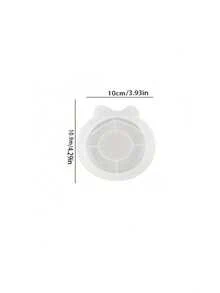1 khuôn silicon trang trí nơ ren DIY, dùng cho nhựa Epoxy, silicon, khay đựng đồ trang sức thủ công, đế lót ly, chân nến, bê tông, xi măng, đúc đất sét - trắng - Xem 15
