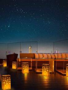 10个阻燃蜡烛袋，灯笼袋，不含蜡烛。白色灯笼蜡烛袋 - 可重复使用阻燃棉质材料 - 适用于婚礼、情人节招待会、订婚活动、求婚 - 白色 - 查看 8