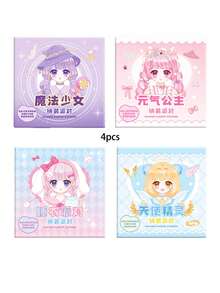 1pc Book Of 20pcs Clothing Stickers, Cartoon Stickers, Quiet Stickers, Game Stickers, DIY Dress-Up Party Favors Sticker