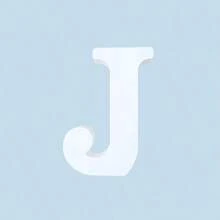 1Pc 3D Wood Letter For Table Top, White Block Letters For Decor Standing, Party Decor, A-Z Letters, 3D Decor For Weddings, Birthdays, And Home(8*6*1.2cm) Summer Gifts Beach Back To School School Supplies Room Decor - Multicolor - View 31