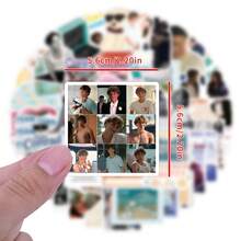 Bộ 55 miếng dán chủ đề "Mùa hè tôi trở nên xinh đẹp", trang trí và tiện dụng, hàng hóa lưu niệm phim truyền hình, chất liệu vinyl chống thấm nước, thích hợp dán lên bình nước, máy tính xách tay, điện thoại, ván trượt, sổ lưu niệm, nhật ký, món quà tuyệt vời. - Nhiều màu - Xem 4