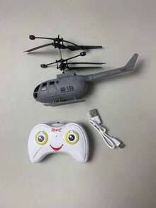 1 pieza Helicóptero RC, material resistente a choques, helicóptero de control remoto por gestos. Regalo de Navidad, Halloween, decoración de Halloween, juguete de drone RC con luces LED (con versión de control remoto y versión sin control remoto, ligera variación de tamaño debido a la medición manual, colores de accesorios enviados al azar)