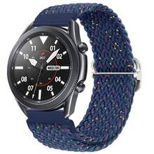 20mm/22mm Nylon Braided Watch Band, Compatible With Samsung Galaxy Watch 4/5/6 (40mm/44mm)/Gear S3/Active 2 Sports Strap, Adjustable Buckle, Compatible With Galaxy Watch 3/4/5 (42mm), Compatible With Galaxy Watch 46mm, Suitable As Back-To-School Gift - 20mm - View 27
