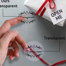 20 hojas de papel adhesivo transparente para impresora de inyección de tinta - Vinilo imprimible transparente brillante #21.08 x 29.72 cm - Papel adhesivo transparente para impresora