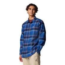 Columbia Pitchstone Heavyweight Flannel II Long Sleeve Shirt - Men's |  | Men Outdoor Hoodies & Sweatshirts - 大學海軍 - 查看 3