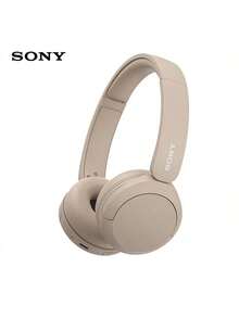 Sony WH-CH520 Wireless Bluetooth Headphones: Lightweight And Comfortable To Wear, Digital Sound Enhancement Engine, Clear Sound Quality, And Versatile Retro Colors - Beige - View 2