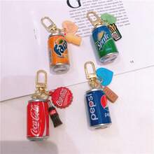 Popular Explosion Simulation Keychain,   Can Beverage Bottle, Exquisite Pendant, Popular Small Gifts, Essential For Wholesale, Practical And Beautiful. - Q179-1(紅色) - 查看 2