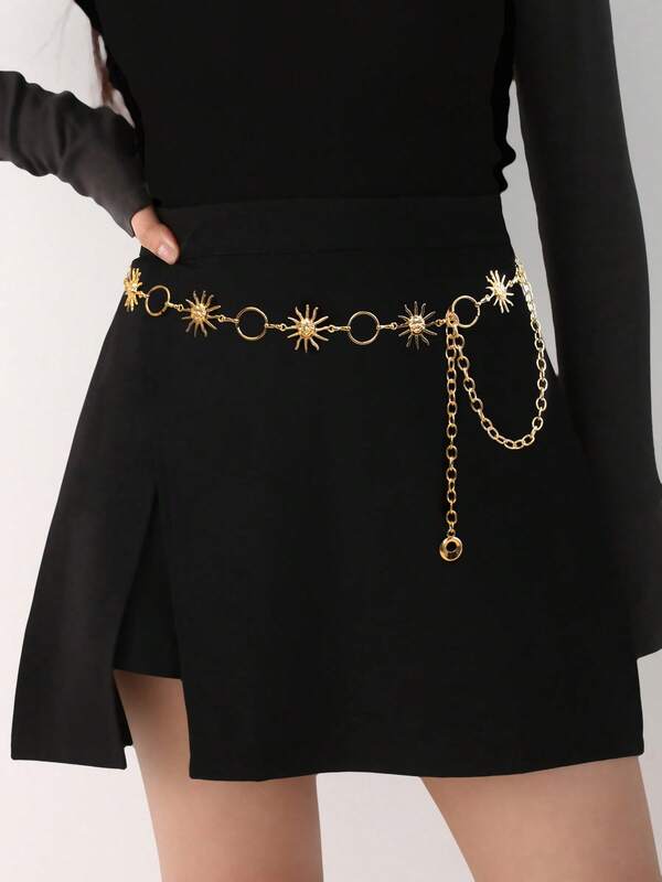 1pc Women's Christmas Element Belt - Fashionable Design Christmas Gift, Perfectly Matches Holiday Outfits And Daily Wear, Christmas Decoration