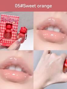 SHAQINUO 水果味有色唇油 持久保湿丰唇 不粘腻 呵护双唇 令双唇更饱满丰盈 丰富多彩的唇彩 春夏季男女适用 唇油化妆品 初学者友好型 适合学生 生日 情人节 万圣节 圣诞节 节日礼物 - 彩色 - 查看 13