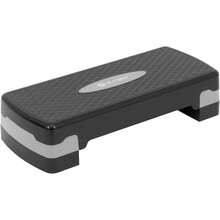 Banco de aeróbicos para gimnasio, banco de ejercicio| ideal para fitness, con 2 elevadores ajustables y extraíbles| banco step con múltiples posiciones. - Beige / Naranja - Ver 9