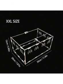 Acrylic Breeding Box Spider Breeding Box Reptile Breeding Box, Assembled Reptile Breeding Box, Breeding Box, Reptile Breeding Tank - Multicolor - View 6