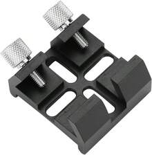 Teleskophalterung, Teleskop-Sucherhalterung Schwalbenschwanz-Schlitzplatte Rillenschraubenzubehör für Anfänger, Nettes Zubehör für Sternbeobachtungsliebhaber