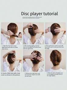 2pcs/Set Hair Side Comb, Twist Hair Clip, Non-Slip Clip, Bun Maker, Elegant Minimalist Metal Hair Clip Set - Slouchy Bun Maker Hair Accessories, Ladies Solid Color U-Shaped Hair Clips, Multi-Function Hair Comb Clip, Easy Updo Hairstyle