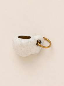 1pc Cute Animal Shaped Pendant, Designs Include Fish, Leopard, Parrot, Dachshund, Penguin, Seahorse, Seashell, Paw Print, Inlaid Zirconia, 18K Gold Plated Stainless Steel, Suitable For DIY Jewelry, Necklace, Bracelet, Earring, Keychain, Bag Charm, Women's Jewelry Accessory, Wallet Decor, Small Pendant, DIY Craft