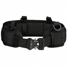 1pc 2025 New Outdoor Military Tactical Waist Belt Set, Multi-Functional Quick Release Nylon Waist Belt, Handmade With Slight Deviation, Minimalist & Elegant, Suitable For Christmas