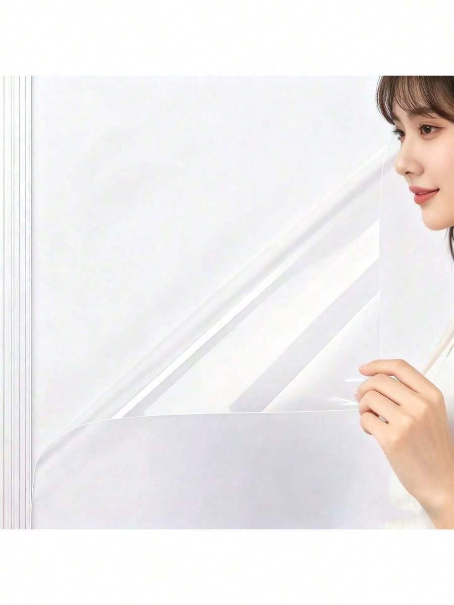 1 Roll Of Transparent Countertops Protective Film, Waterproof, Oil Proof, Heat Resistant (450°F),Self-Adhesive Cover For Kitchen,Cabinets, Tables, Furniture & Marble Surfaces - Multicolor - View 1