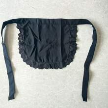 1/5 件女仆围裙，公主风格纯色荷叶边下摆洛丽塔连衣裙配饰围裙 - 彩色 - 查看 19