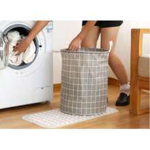 سلة ملابس قماشية قابلة للطي متعددة الوظائف، سلة تخزين ملابس للمنزل والغرفة، سلة تخزين كبيرة السعة محمولة متعددة السيناريوهات، هدية عيد الميلاد