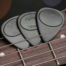 15 bucăți de pene de chitară, pene antiderapante pentru bas electric acustic, grosime 0,7 mm, accesorii pentru chitară pentru strumping rapid - Negru - Vizualizare 7